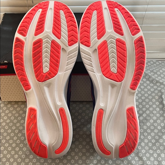 Mens Saucony Ride 15 Athletic Shoes Size 11.5 Wide Blue - Picture 10 of 10